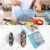 Reusable food container silicone bag, Upgrade second generation 6 Pcs