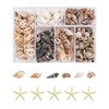 KVBUCC 105 Seashell Decorations, Spiral Shells, Starfish Decorations, Fish Tank