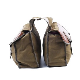 ZSADZS Motorcycle Saddlebag Bike Side Bag Scooter Bike Tool Bag Universal Bag Storage Yamaha Honda Suzuki Kawasaki Harley (Tan)