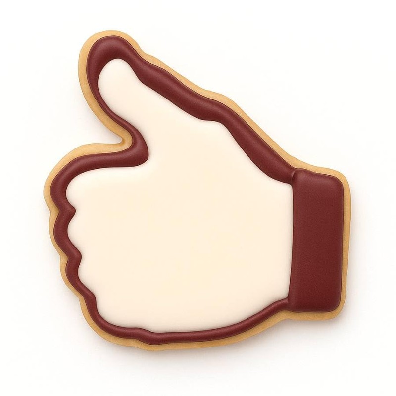Aggie Thumbs Up 4 Inch Cookie Cutter from The Cookie