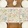 Easter Table Runner, Table Cloth Easter Rabbit, 33 x 183