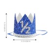 Eoopoon 1/2 Birthday Crown Hat for Baby, Half Birthday Crown