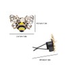 ORIESSE Bling Car Accessories,2pcs Yellow Alloy Bee Car Air Freshener