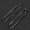 2pcs Carbon Fiber Style BPillar Air Vent Frame Trim Fit