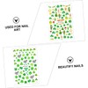 Minkissy 10sheets Nail Art Stickers for Women Creative Festival Decals
