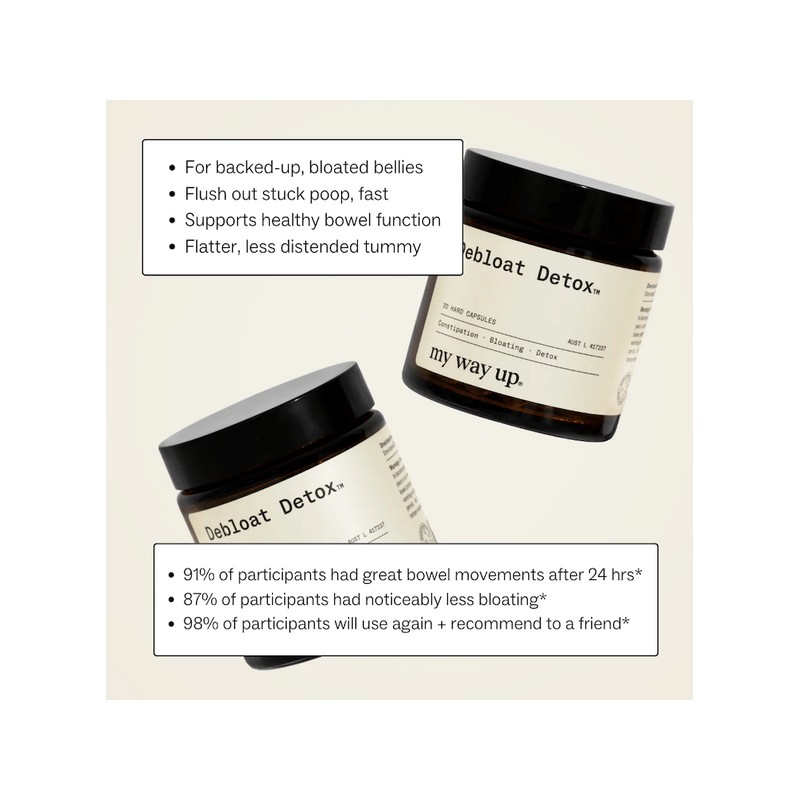 My Way Up Debloat Detox 30 Capsules