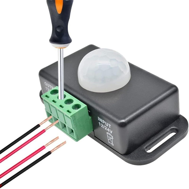 DC 12V 24V PIR Sensor LED Motion Sensor Switch,Body Infrared
