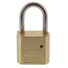 Burg-Guardian padlock carcass without brass cylinder, 1 piece, 116 pcs 50 stainless steel