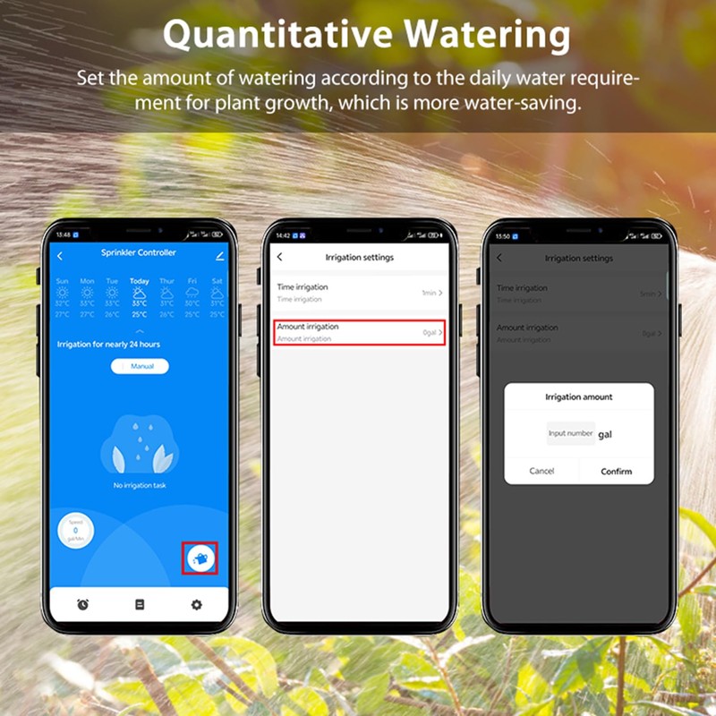 WiFi Sprinkler Timer: Smart Water Timer for Garden Hose, Automatic