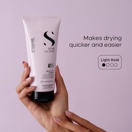 Alfaparf Milano Semi di Lino Style&Care Blow Dry Cream 200 ml - Crema de styling con fijación suave para todo tipo de cabello