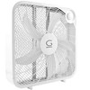 Genesis 20" Box Fan, 3 Settings, Max Cooling Technology, Carry
