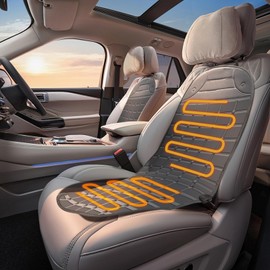 ILLUMINEW Seat Cover Comfortable Winter Seat Cushion for Full Back and Seat