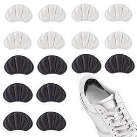 8 Paar Fersenpolster Schuhe,Premium Fersenpolster Schuheinlagen,Unsichtbare Fersenpolster gegen Rutschen & Blasen,Fersenschutz für Schuhe,Hackenpolster Schuhes,für zu große Schuhe & Stiefel