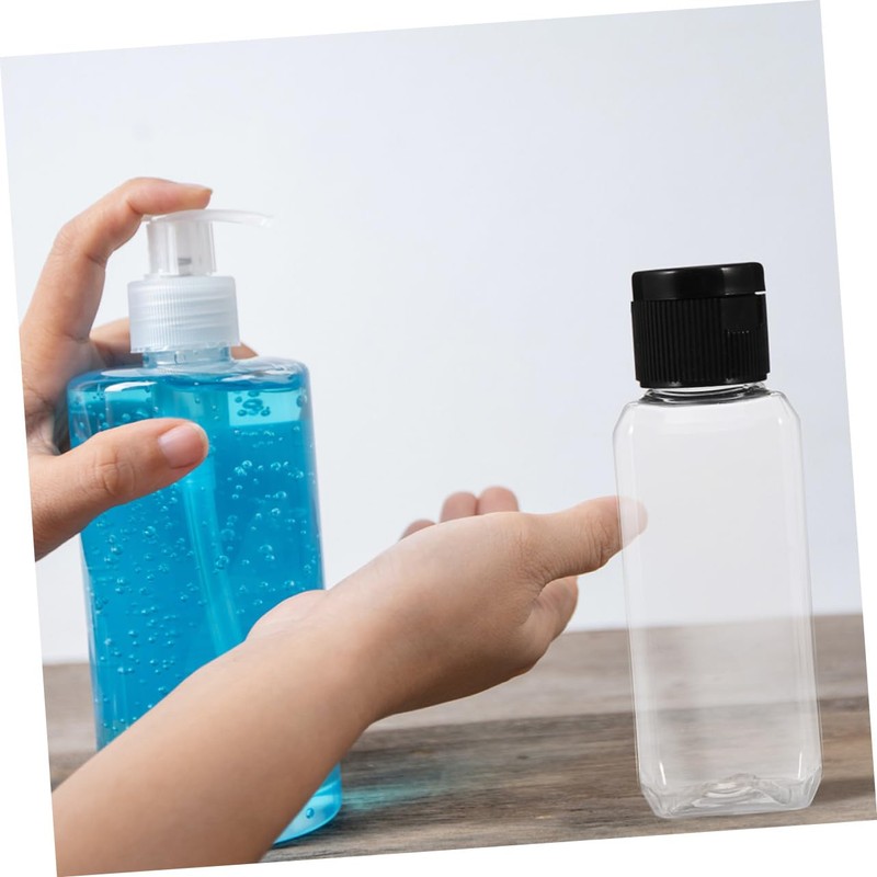 OHPHCALL 30pcs Clear Travel Bottles Refillable Lightweight Leak Containers for