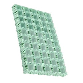 50Pcs SMD Box Electronic Components Parts Case Patch Laboratory Storage Case Mini Tool Container Green for Household Outdoor