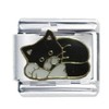 Cute Black Cat by JSC Italian Charms Fits all 9mm