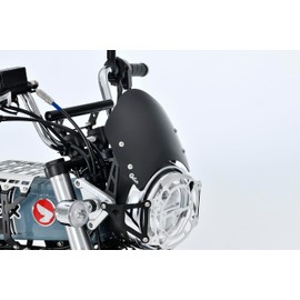 G Craft 31537 Aluminum Meter Visor, Matte Black, Monkey 125 (JB02, JB03, JB05), DAX125 (JB04 JB06)