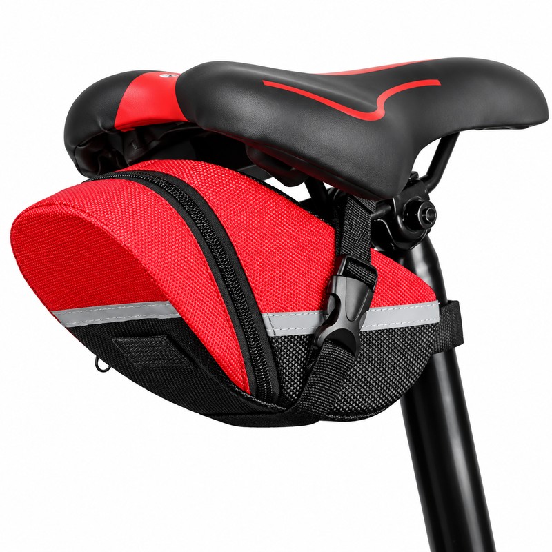 Nylon Bicycle Saddle Bag for Cycling Storage – Waterproof Rear