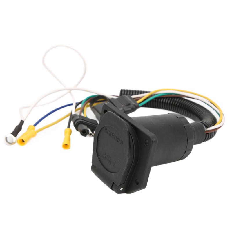 Trailer Wiring Adapter 4 Way to 7 Way Round Trailer