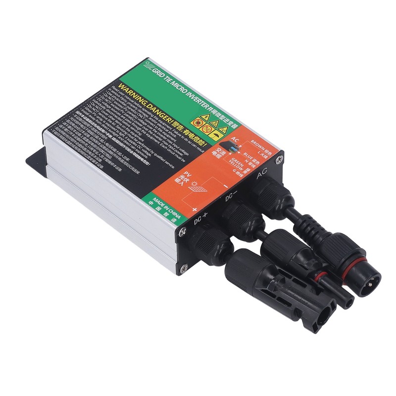 MPPT Solar Grid Tie Inverter Pure Sine Waving Aluminium Alloy