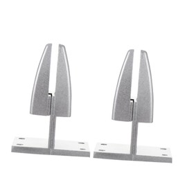 2pcs Type Vertical Screen Partition Clamps Office Desktop Baffle Clips Adjustable Desk Divider Support Clamp Privacy Panel Sneeze Guard Holder Reception Countertop