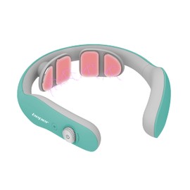BEPER P302MAS100 Massaggiatore Cervicale, Massaggiatore Collo, 6 Modalità, Intensità regolabile, Funzione Riscaldamento, Ricaricabile, USB Incluso