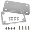 LFPartS - Marco de matrícula de acero inoxidable para motocicleta
