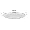 generic Cesta De Frutas De Acero Inoxidable Malla Metálica Plateada