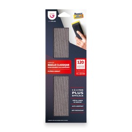 3pcs 70 225mm Hook and Loop Abrasive for Gerlon Dust-Free Sanding 120 Grit (Medium)