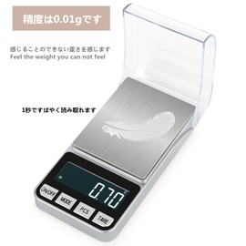 Pocket Digital Scale, Kitchen Scale, Digital Scale, 0.01 g Units, 17.6 oz (500 g), Precision, 2026 Model, Portable Type, Digital Scale, Digital Scale, High Precision Scale, Windshield, Japanese