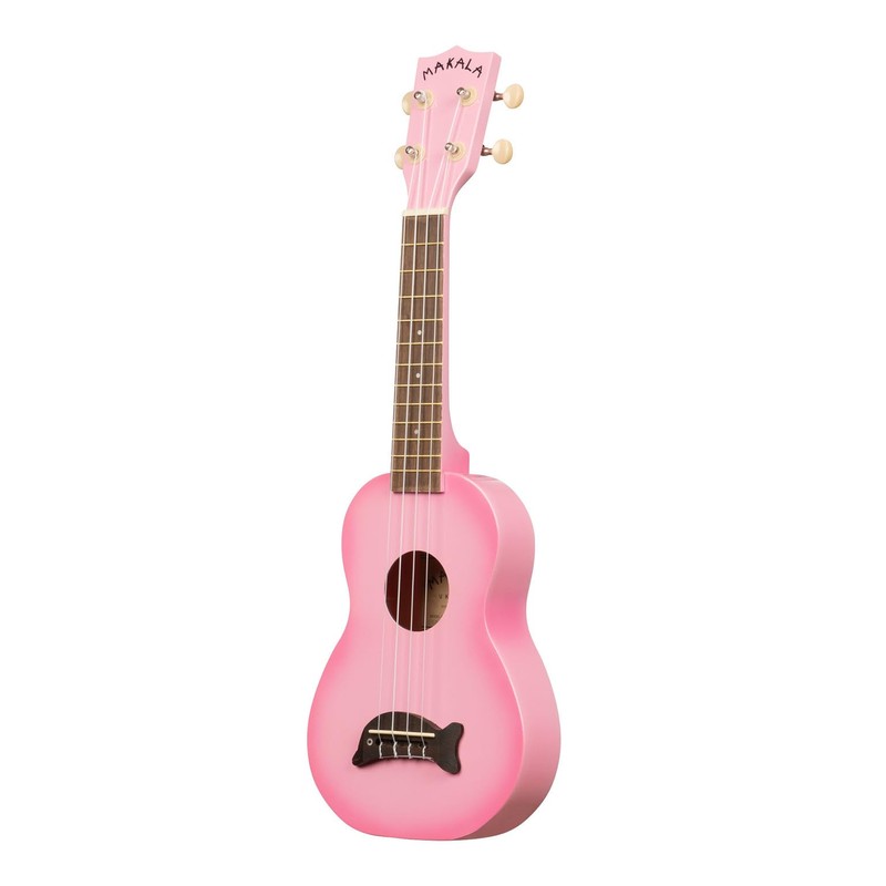 Pink Burst Soprano Dolphin Ukulele