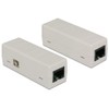 DeLock Netzwerk Isolator Überspannungsschutz Blitzschutz 6 kV RJ45, 62619, grau