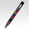 Mitsubishi Pencil Posca Fine Point Round Lead, Brown, PC-3M.21, Set