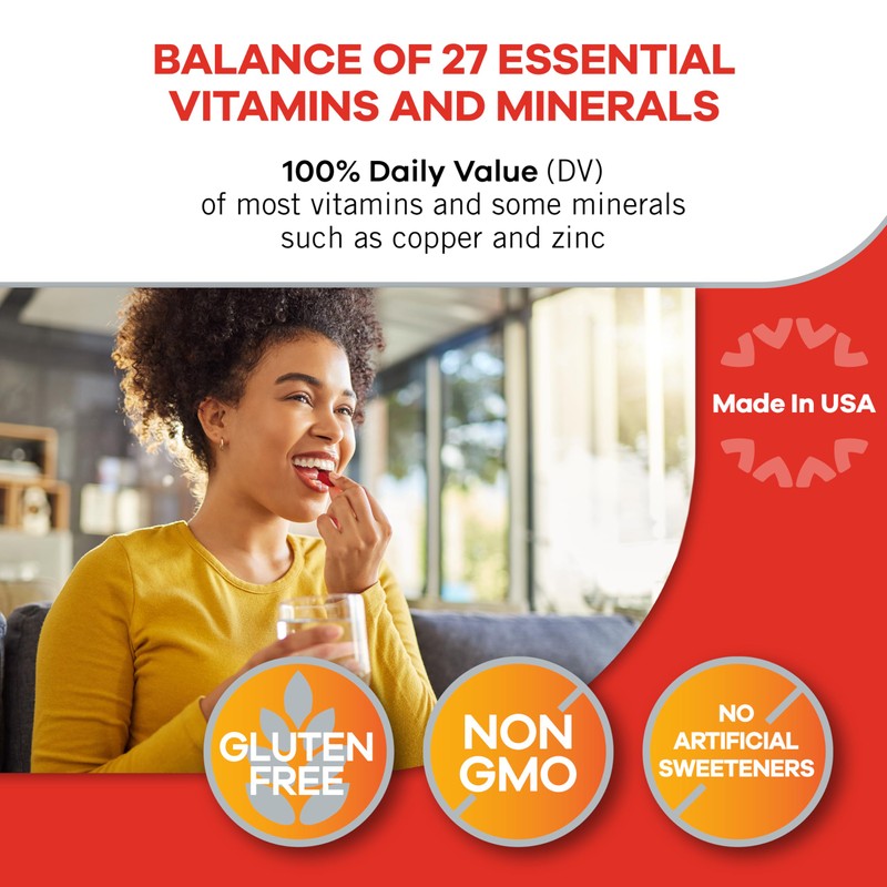 Geritol, Multivitamin Supplement, Contains Antioxidants, Vitamins B, C, E &