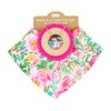 Mud Pie Baby Girl Floral Bib & Teether Set
