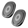 [2 Pack] Glossy Rounded Edges Cell Phone Ring Holder Stand,360