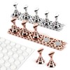 ANGNYA 2 Set Nail Stand for Press Ons, Strong Magnetism