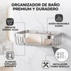 Jabonera de Acero Inoxidable para Baño con Drenaje Rápido Cocoarmd6mxhw5bft