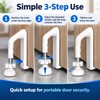 Portable Door Stopper for Travel and Home – No-Drill Metal