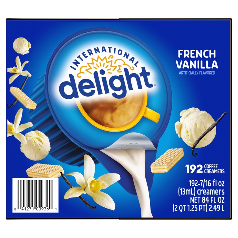 International Delight, French Vanilla, Single-Serve Coffee Creamers, 192 Count (Pack