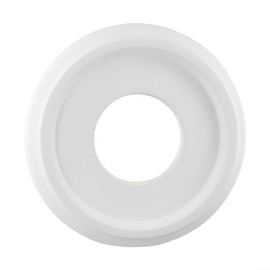 Ceiling Medallion 10cm Inner Hole 3cm Thickness, Waterproof Decorative Plate for Ceiling Fan Light Fixtures and Chandeliers, for Home Decor Light Trim 25cm Outer Diameter