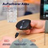Trust Ozaa Leise Kabellose Maus Bluetooth + 2.4GHz, Kompakte Mehrgeräte
