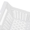 Freezer Basket Expandable Freezer Storage Basket Plastic Strong Load Bearing