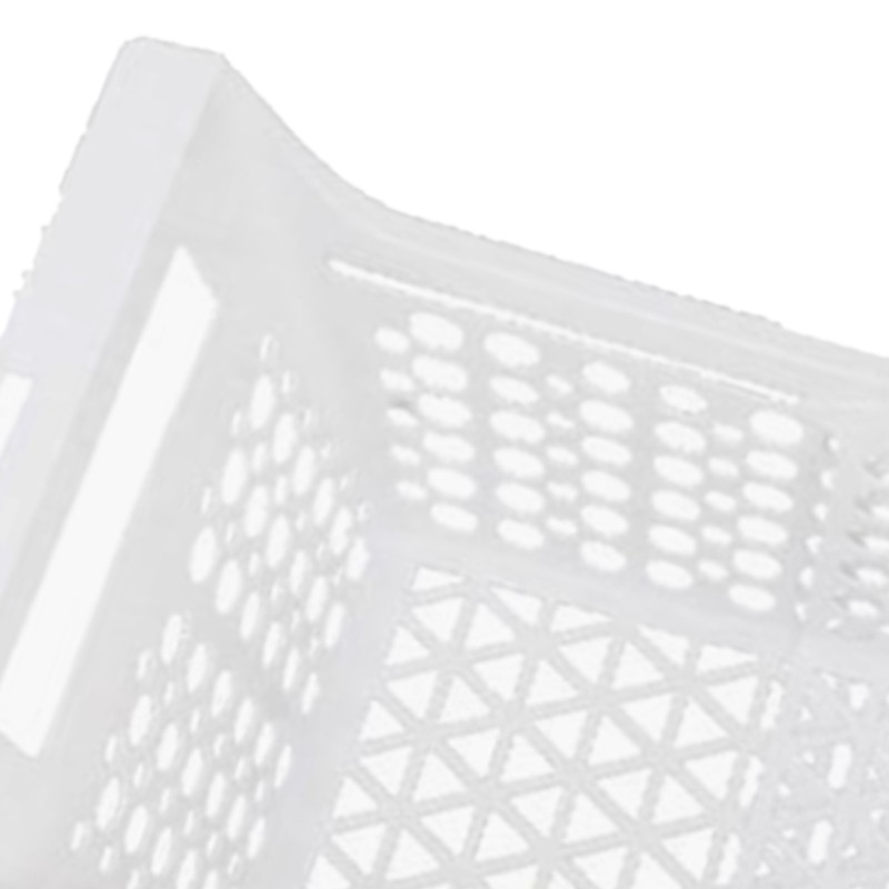 Freezer Basket Expandable Freezer Storage Basket Plastic Strong Load Bearing