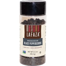 Lafaza Premium Madagascar Whole Black Peppercorns, 2.1oz