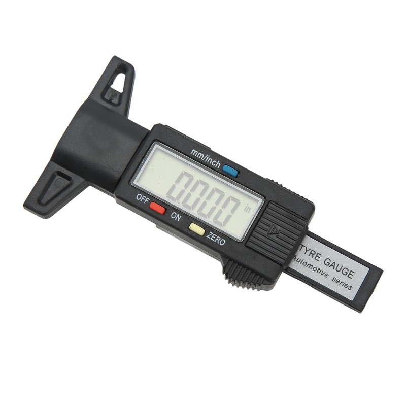 Digital Tread Depth Gauge 0 to 25mm Range LCD Display
