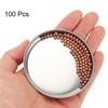 Sourcing Map 100 Pcs Precision Solid Copper Bearing Balls 3.5mm