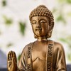 Zen Light SBM4 Bodhi Statue, Gold, 14 cm Height