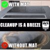 kitchenraku 2 Pcs Induction Cooktop Protector Mat - (Magnetic) Induction