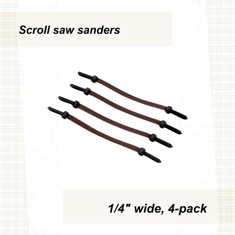 Olson Saw SC92262BL Scroll Saw Sander with 1/4-Inch Wide Assorted